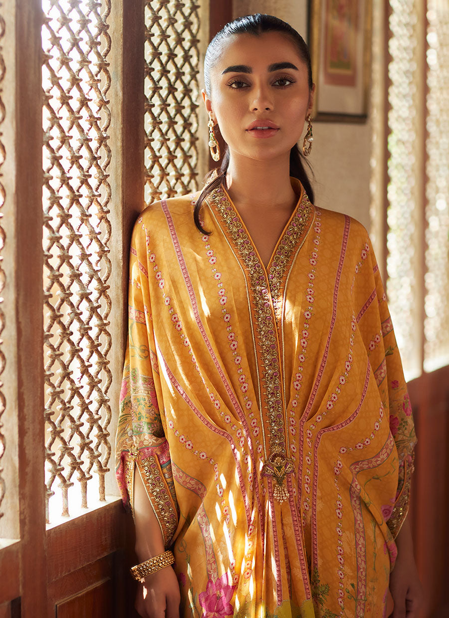 Simmy Saffron Kaftan