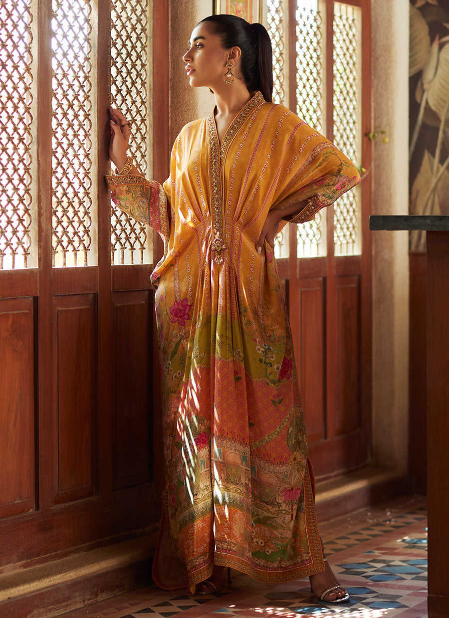 Simmy Saffron Kaftan