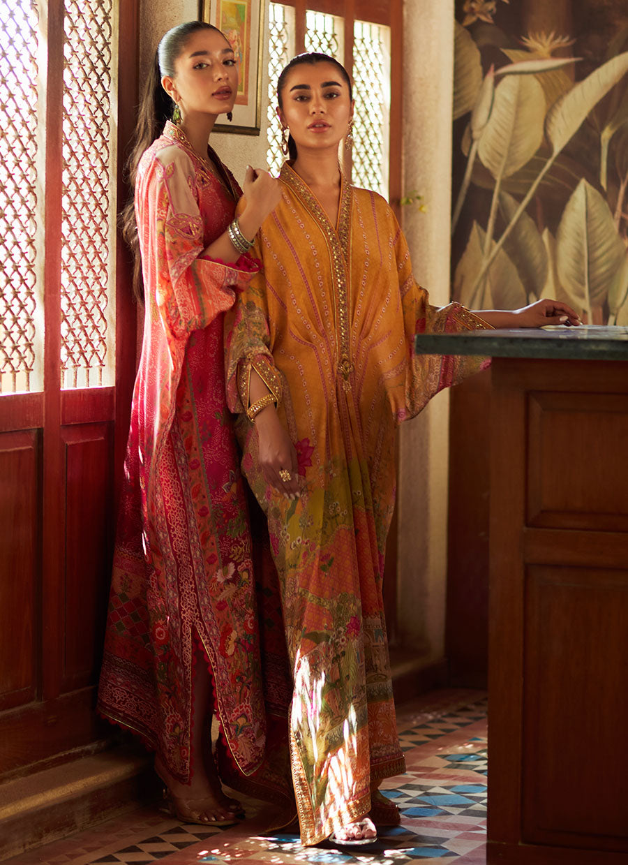 Simmy Saffron Kaftan