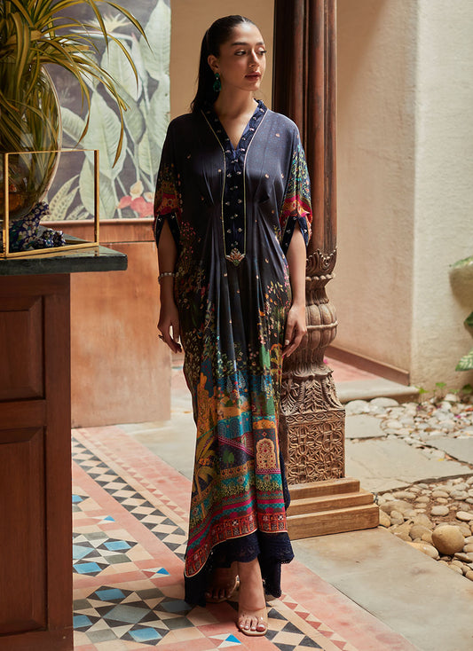 Alexa Navy Kaftan