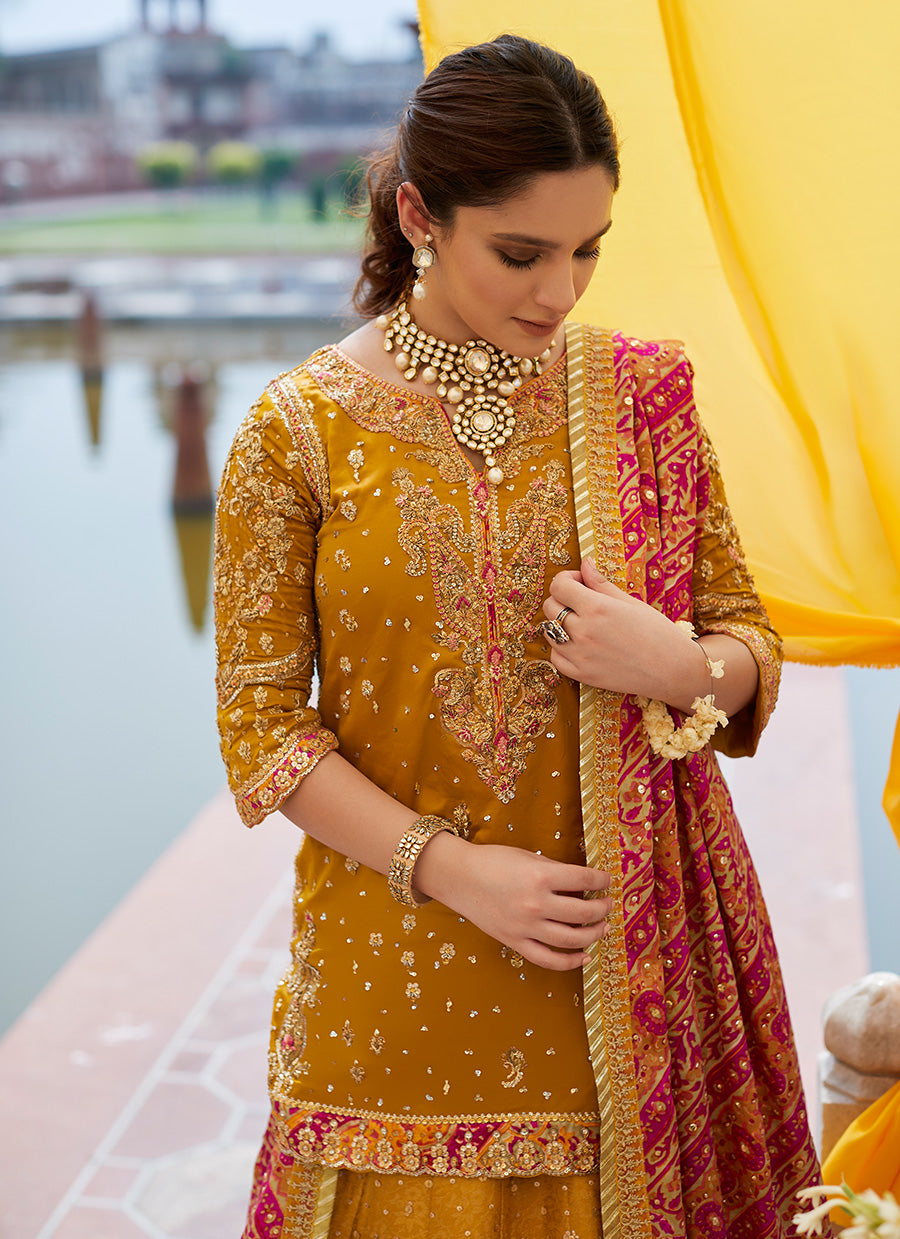 Areesha Mustard Shirt Dhaka