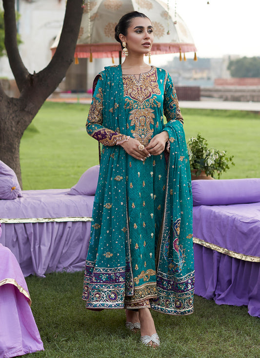 Sona Seagreen Mehndi long shirt