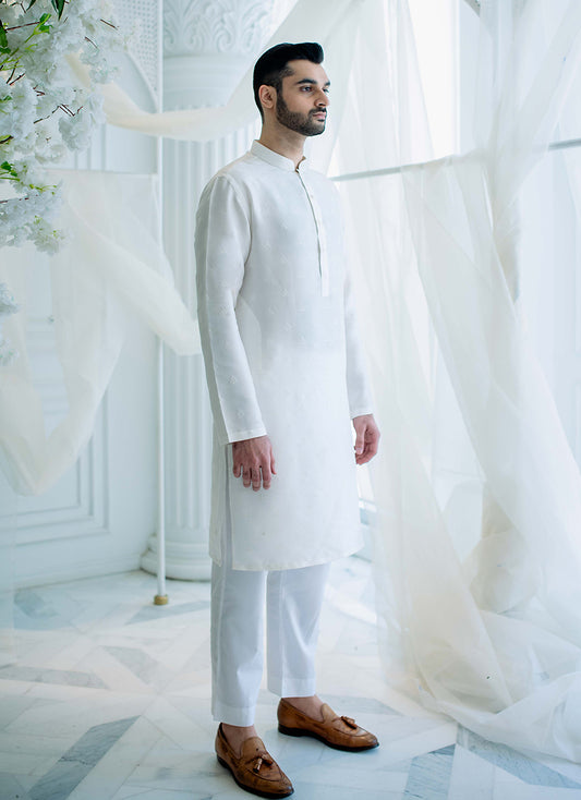 Blanco Silk Kurta