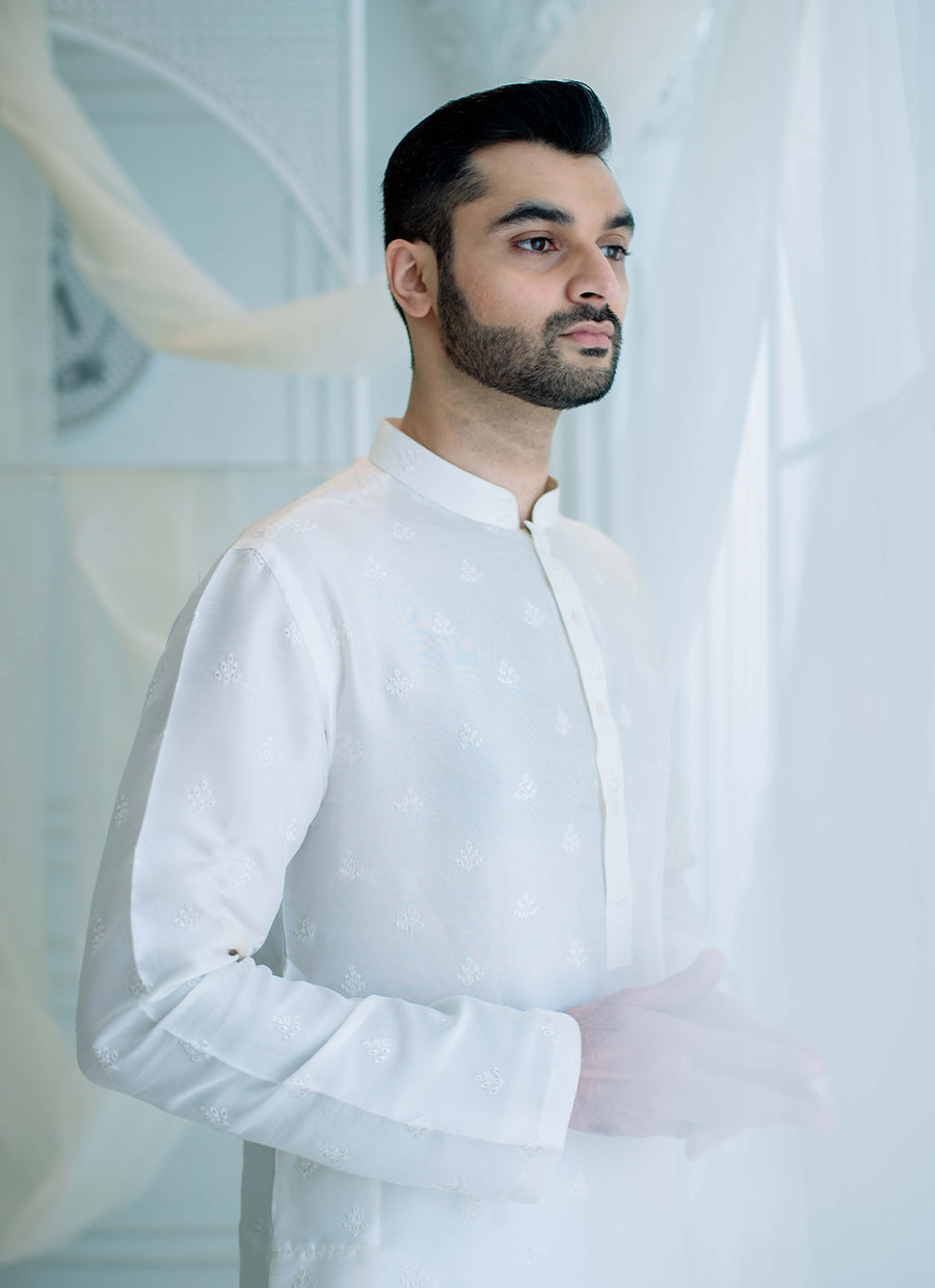 Blanco Silk Kurta