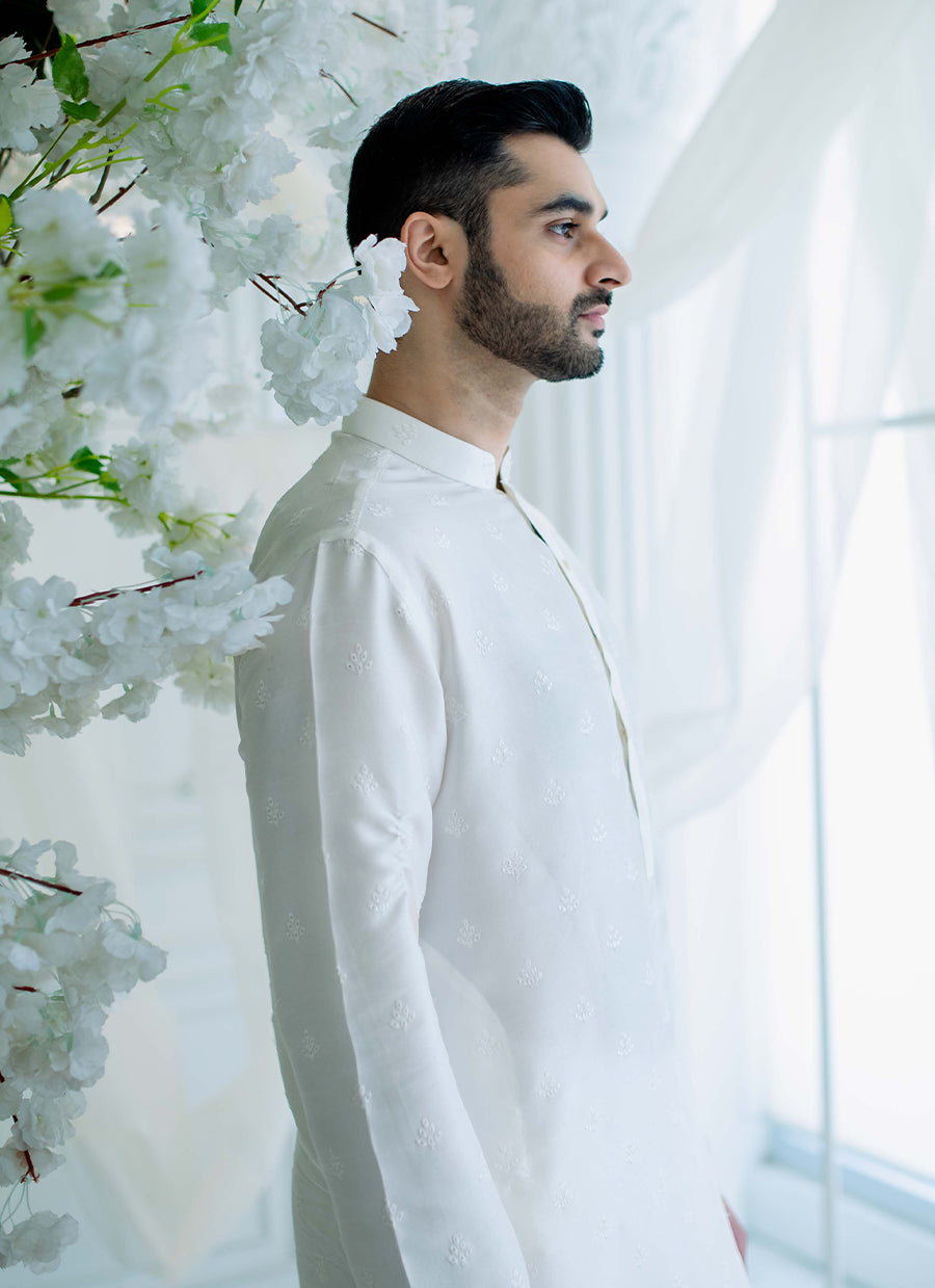 Blanco Silk Kurta