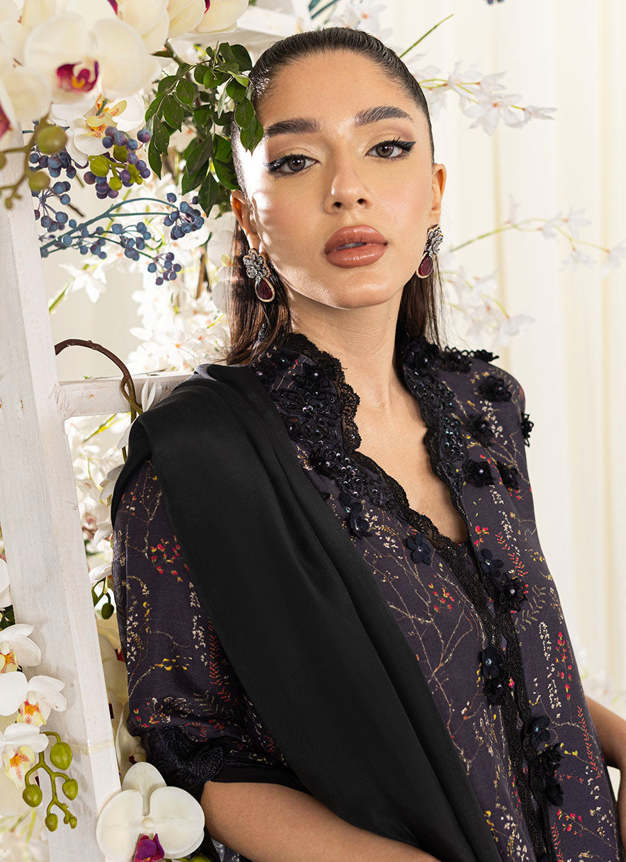 Aelin Silk Shirt And Dupatta