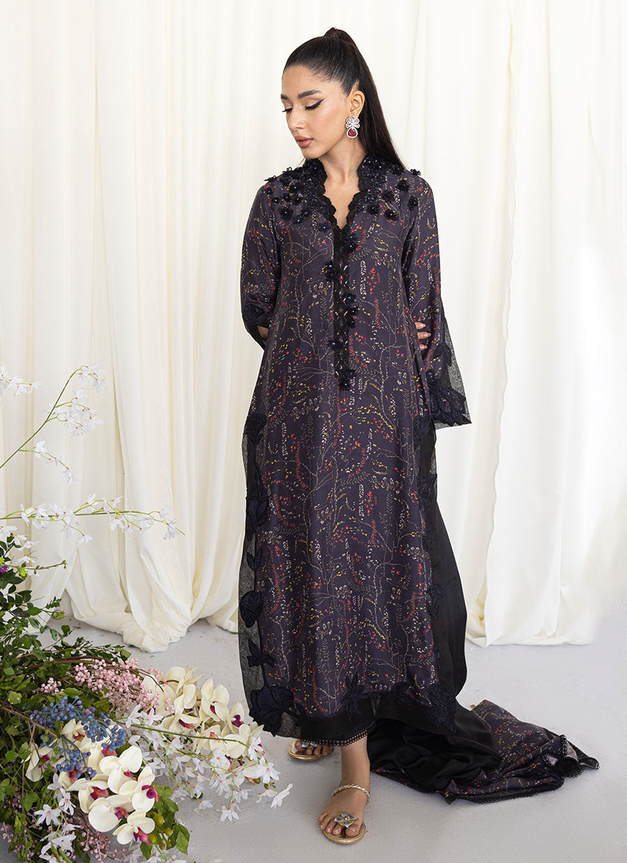 Aelin Silk Shirt And Dupatta