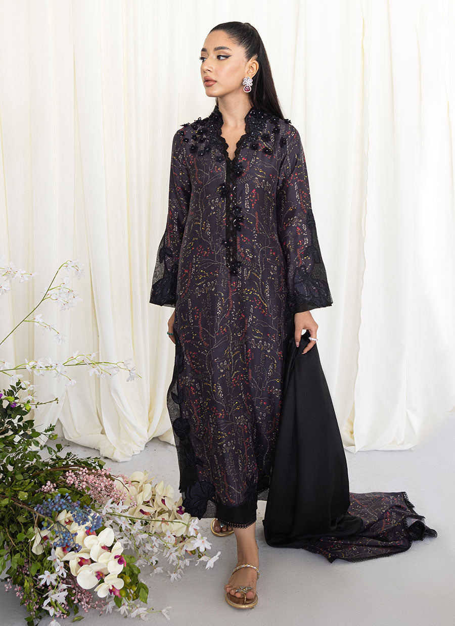 Aelin Silk Shirt And Dupatta