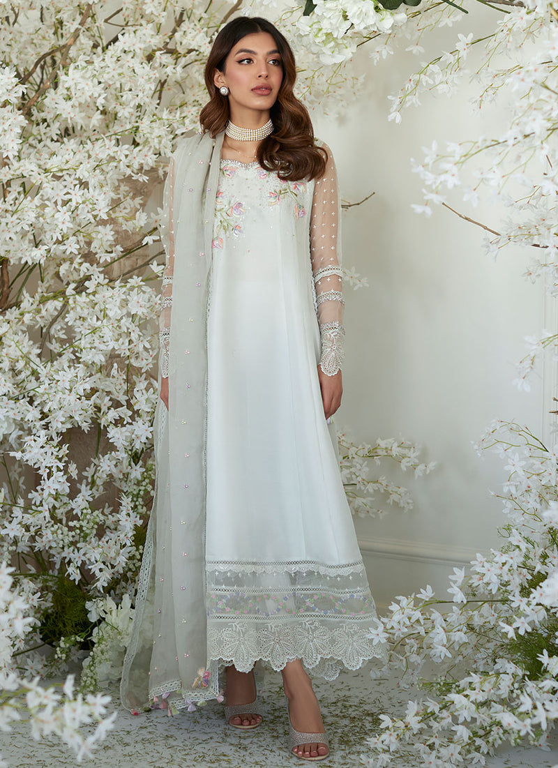 Suzie Silver Shirt and Dupatta