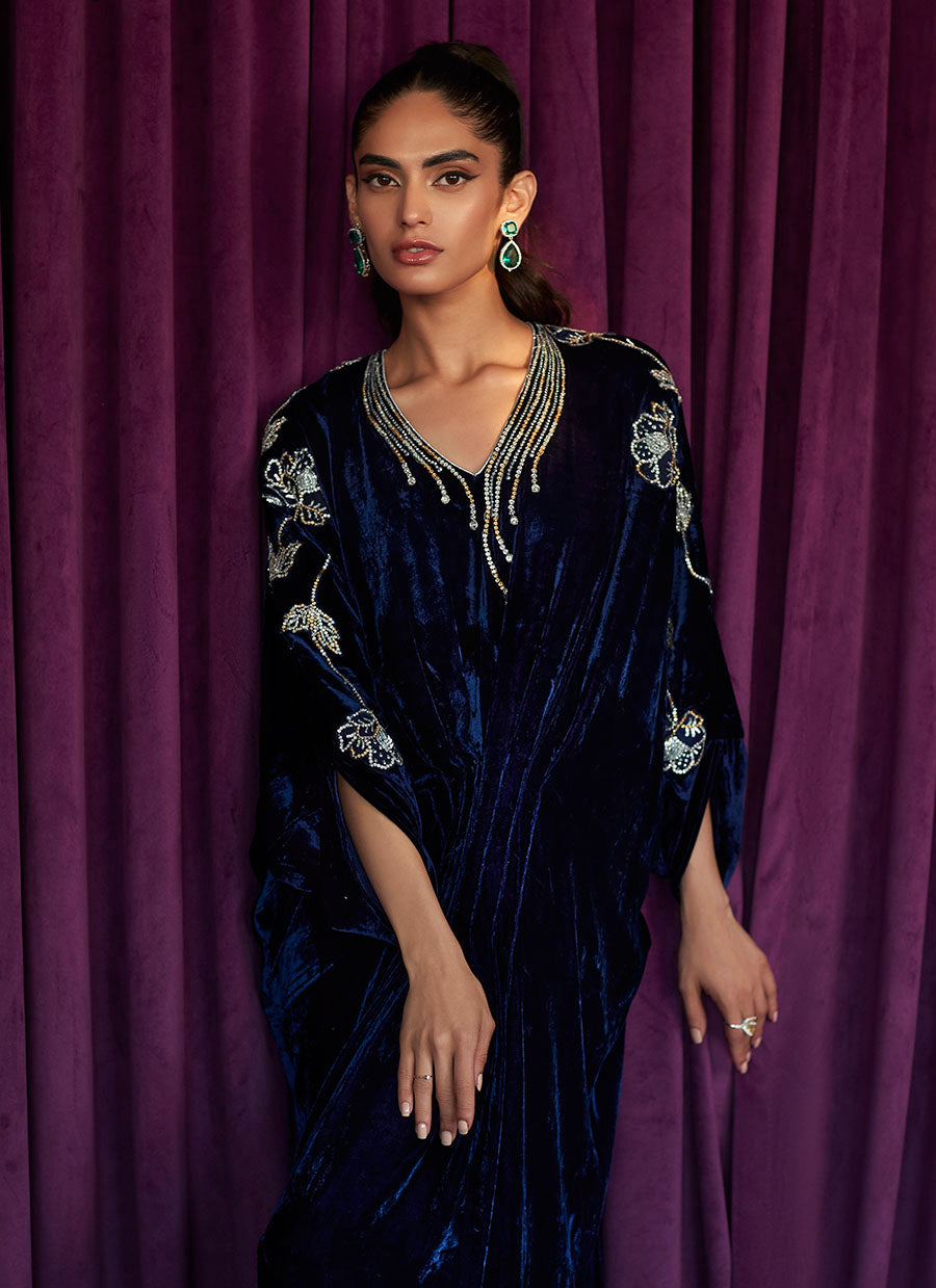 Nicole Navy Kaftan